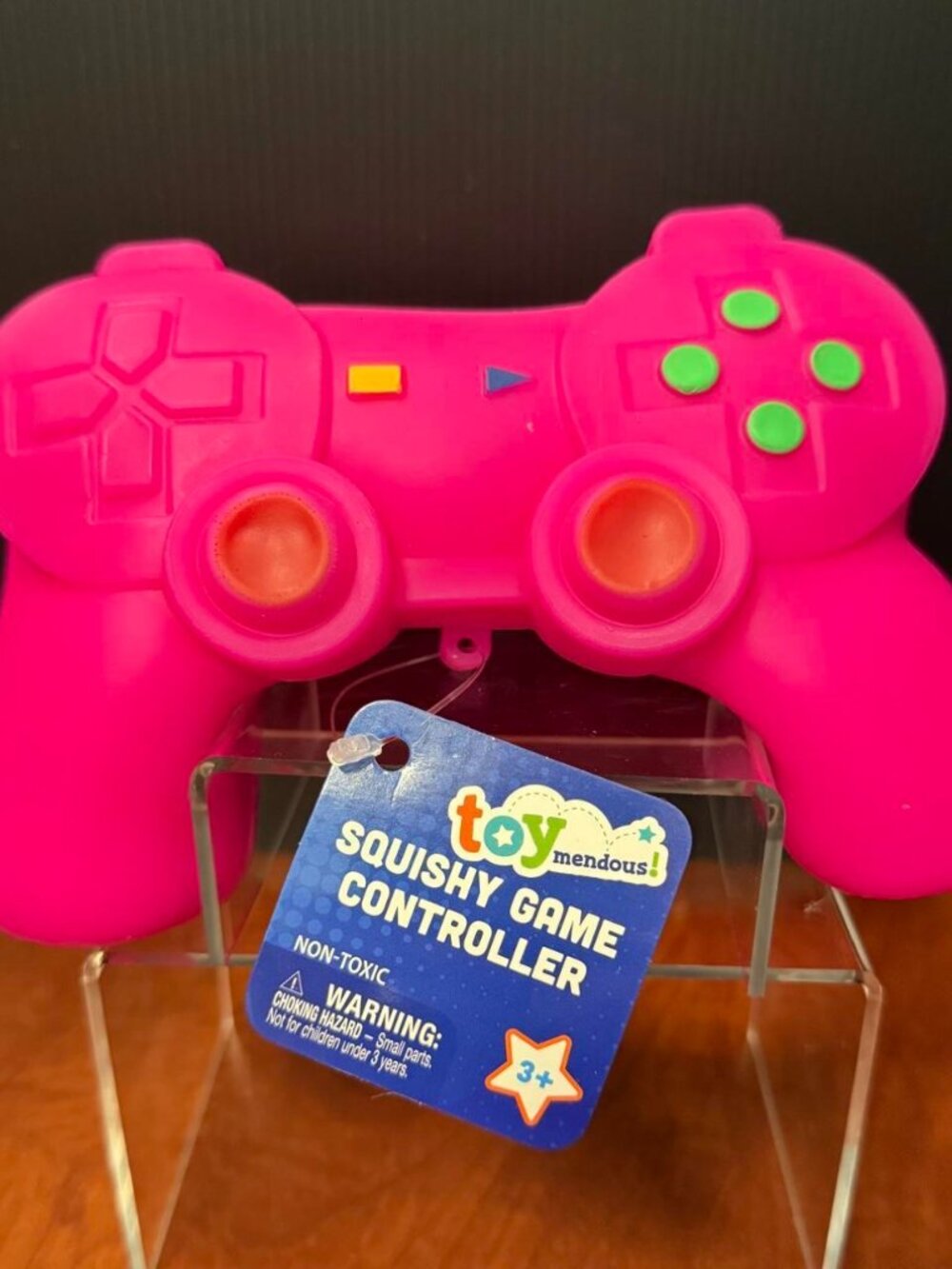 Squishy Game Controller – Pink Sensory Fidget Stress Toy